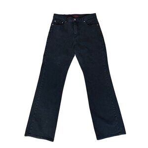 JAG‎ Black Denim Jeans Womens Size 16 Bootcut Stretch Western Glove Works